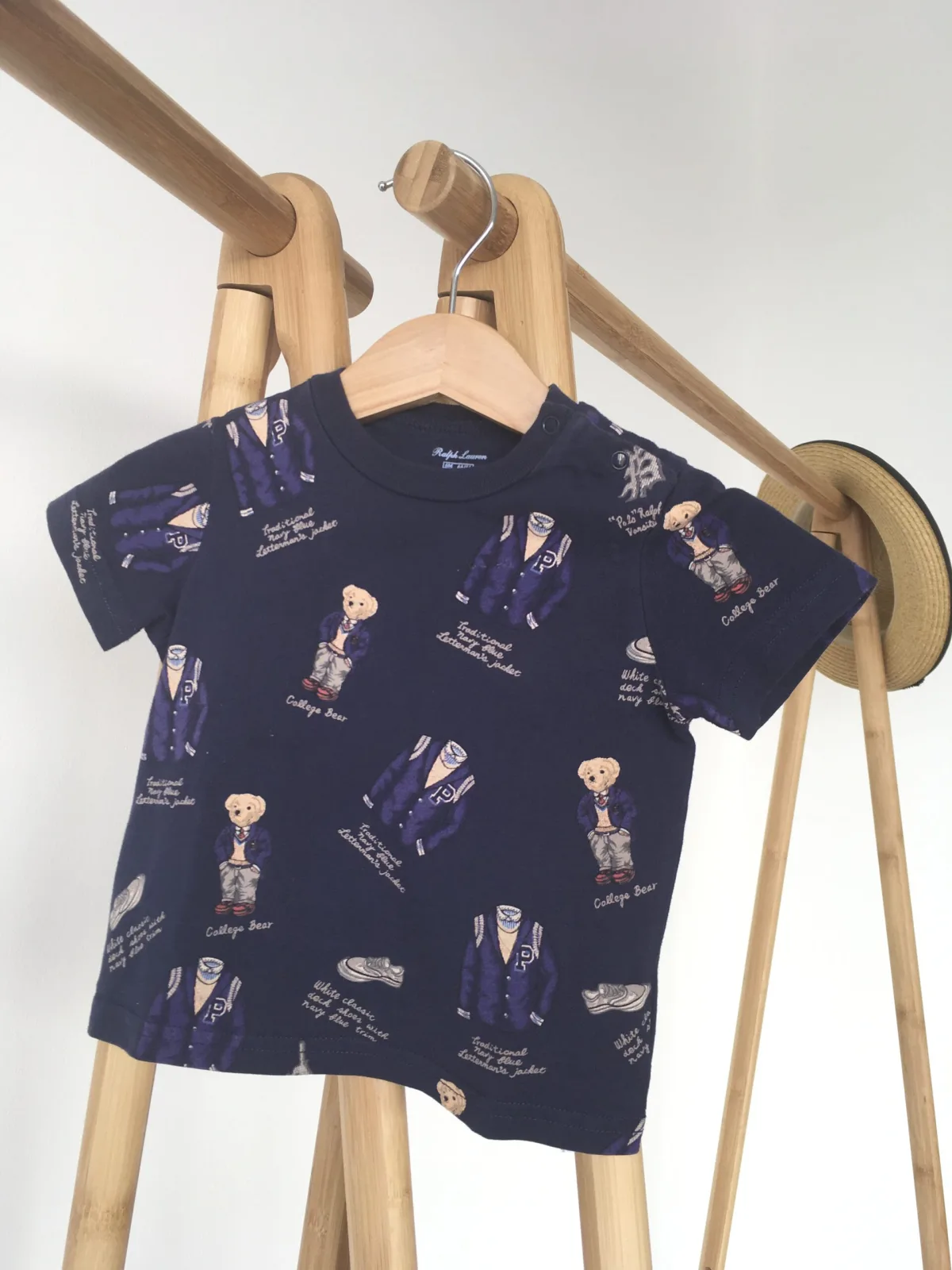 BearT-shirt เสื้อยืดคอกลมลายหมี