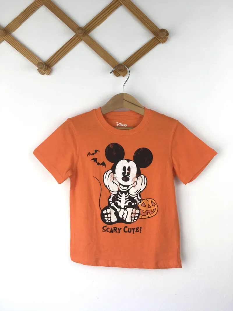 Disney Mickey Mouse Scary Cute เสื้อแขนสั้นลายมิกกี้เมาส์