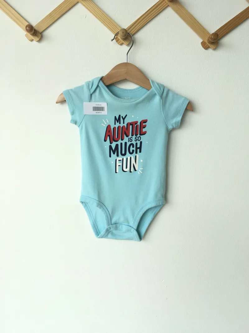My Auntie much fun Body suit ชุดบอดี้สูทขาสั้นลาย My Auntie much fun