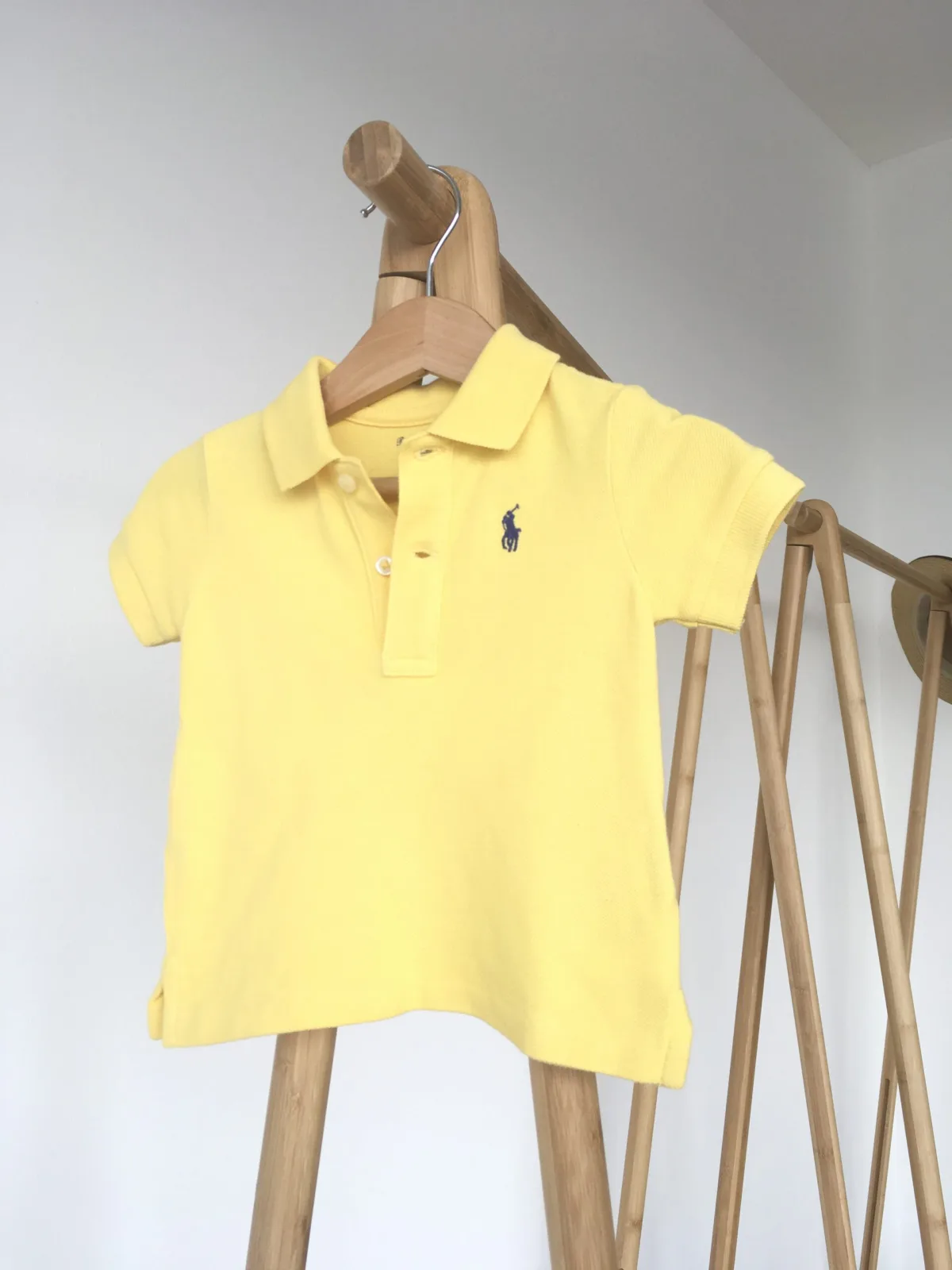 Ralph Lauren Polo Shirt เสื้อเชิ้ตคอปกโปโลสีเหลือง