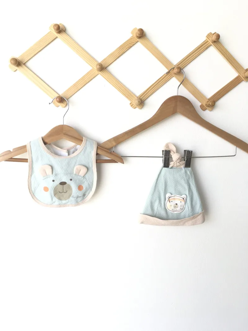 Bumkins baby bear set เซตผ้ากันเปื้อนเด็ก ลายหมี