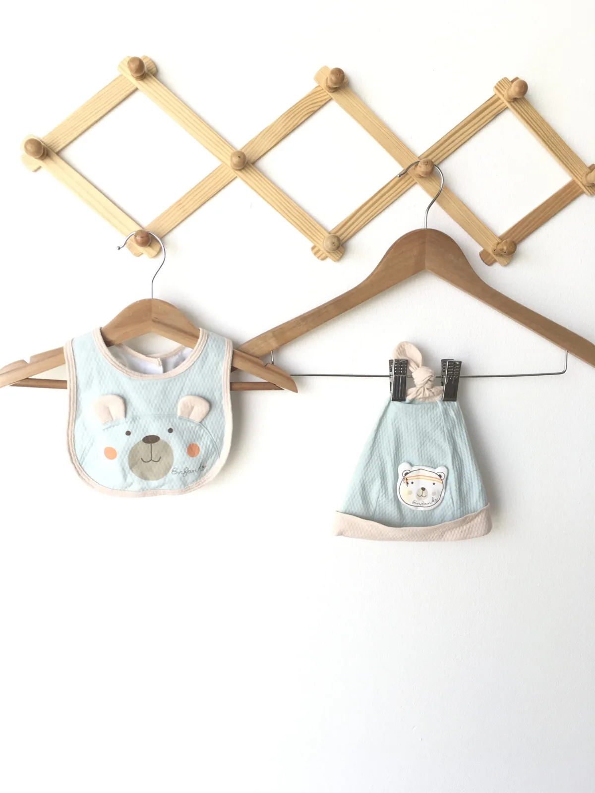 Bumkins baby bear set เซตผ้ากันเปื้อนเด็ก ลายหมี