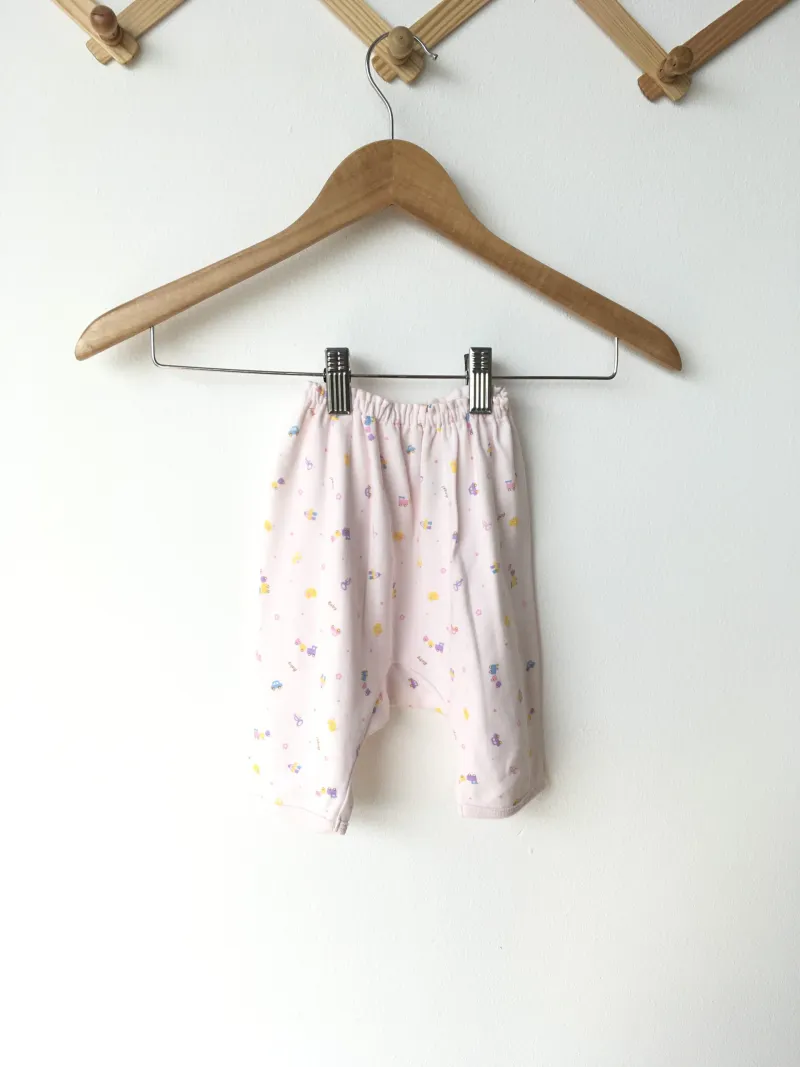 Car pants กางเกงขาวยาว ลายรถ