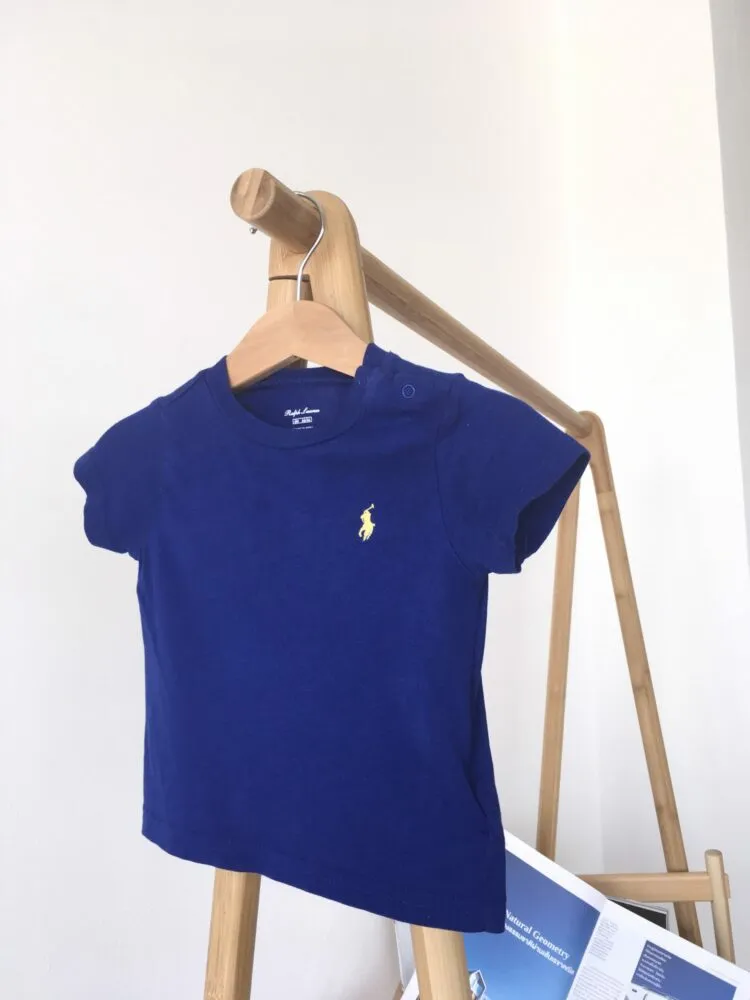 Ralph Lauren Shirt เสื้อยืดคอกลมโปโลสีน้ำเงิน