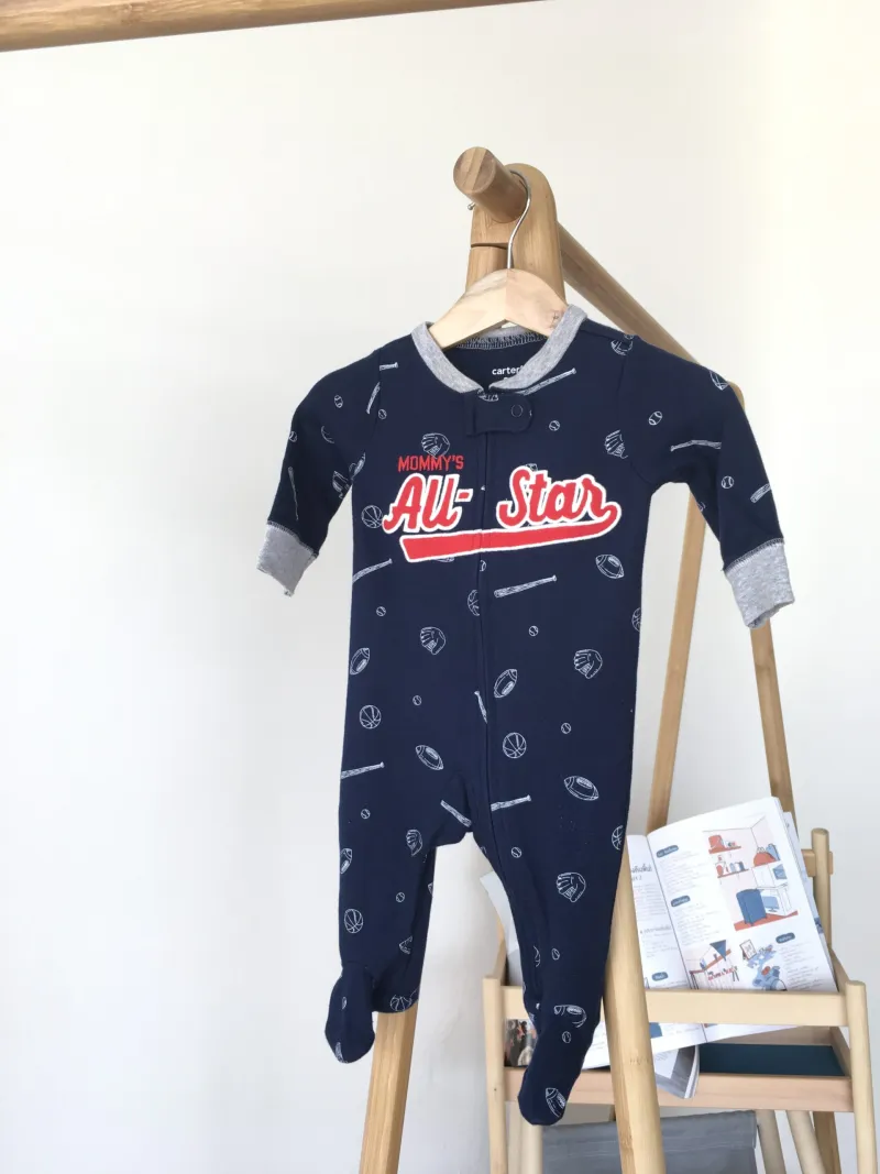Au-Star Pajamas ชุดนอนคอกลมขายาวลายปัก Au-Star