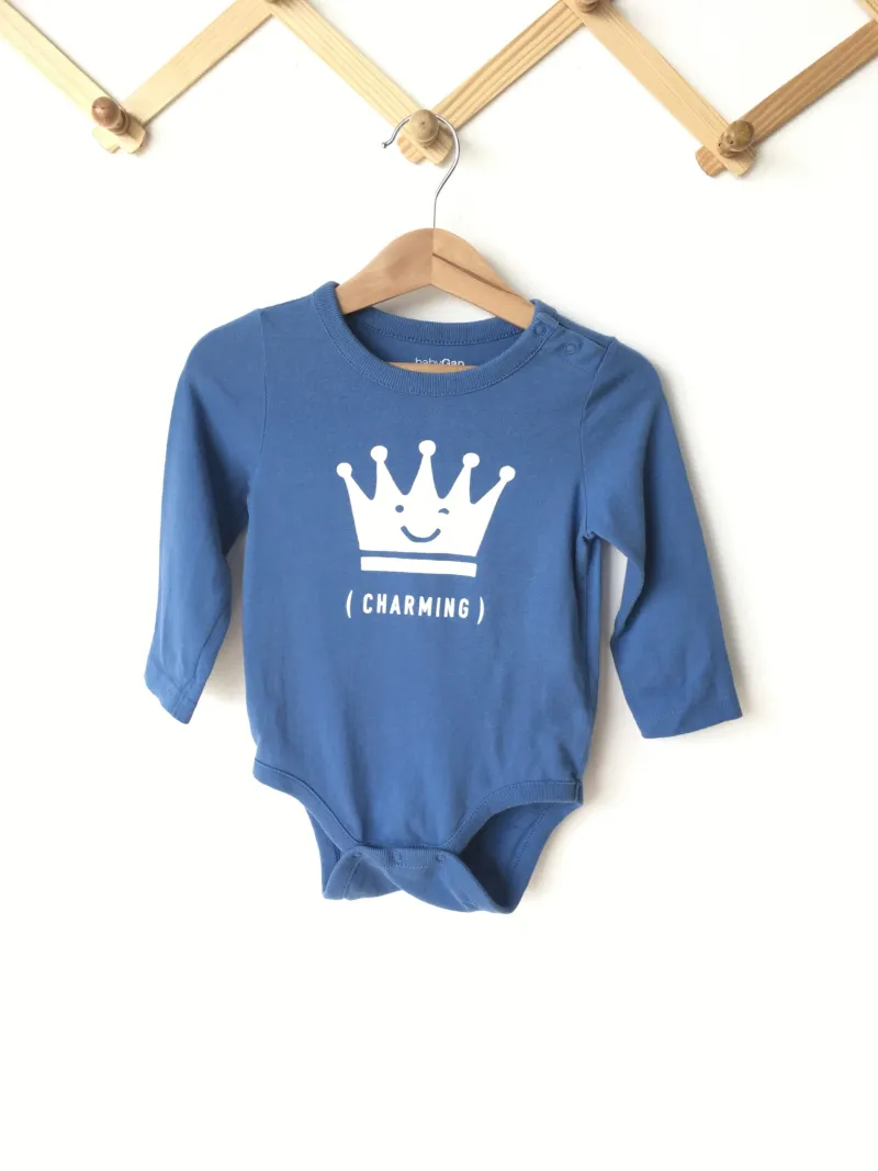 Crown Bodysuit ชุดบอดี้สูทขาสั้น ลายมงกุฎ