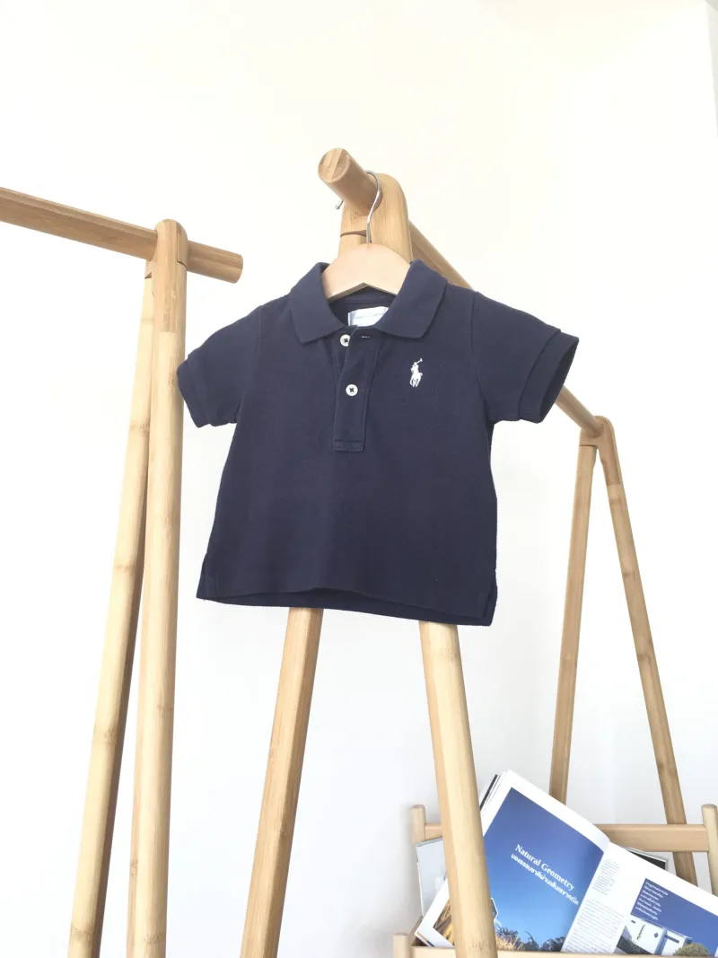 Ralph Lauren Polo Shirt เสื้อเชิ้ตคอปกโปโลสีน้ำเงิน