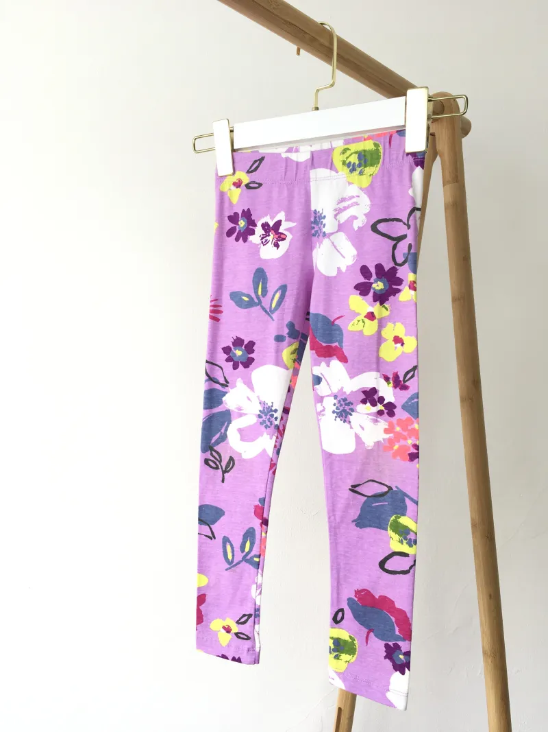 Floral pants กางเกงขายาว ลายดอกไม้
