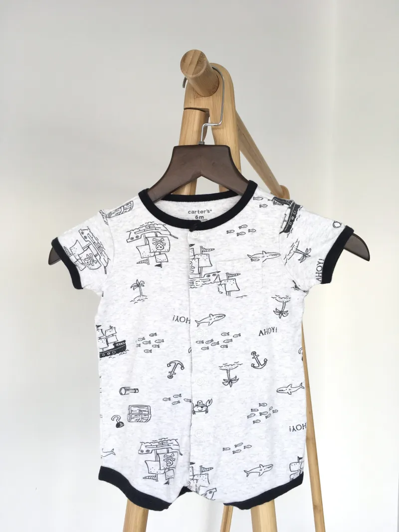 Sea body suit บอดี้สูท ลายทะเล