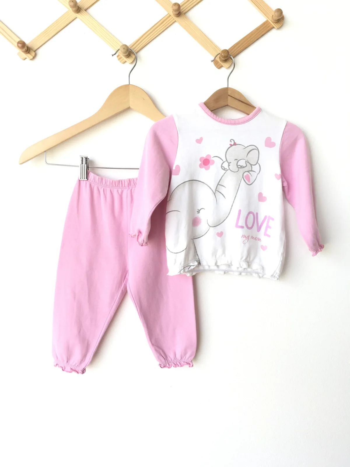 Elephants Set Shirt and Pants เซตเสื้อและกางเกง ลายช้าง