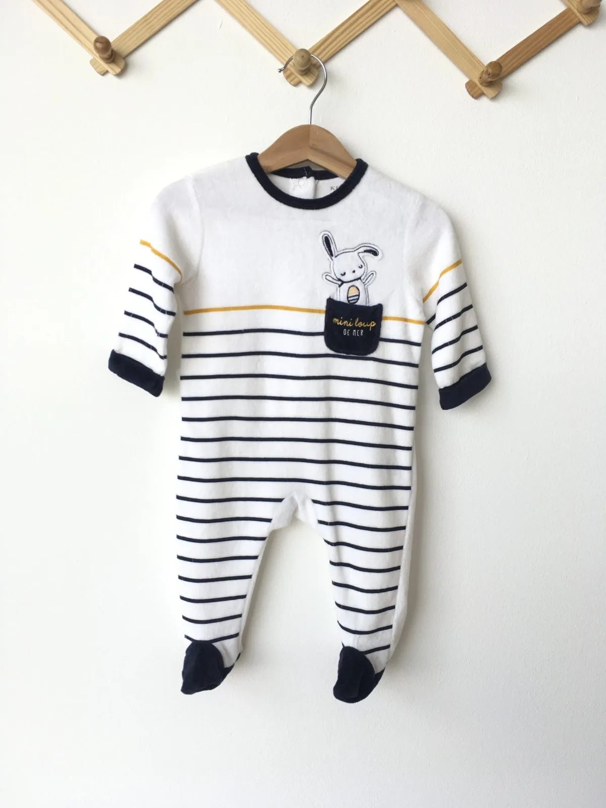 Rabbit Pajamas ชุดนอนคอกลมขายาว ลายกระต่าย