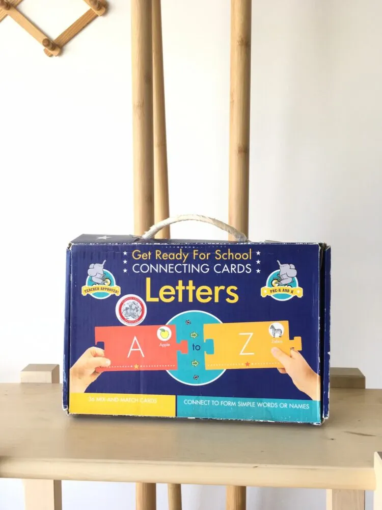Get Ready for School Connecting Cards: Letters การ์ดเตรียมความพร้อมสำหรับโรงเรียน
