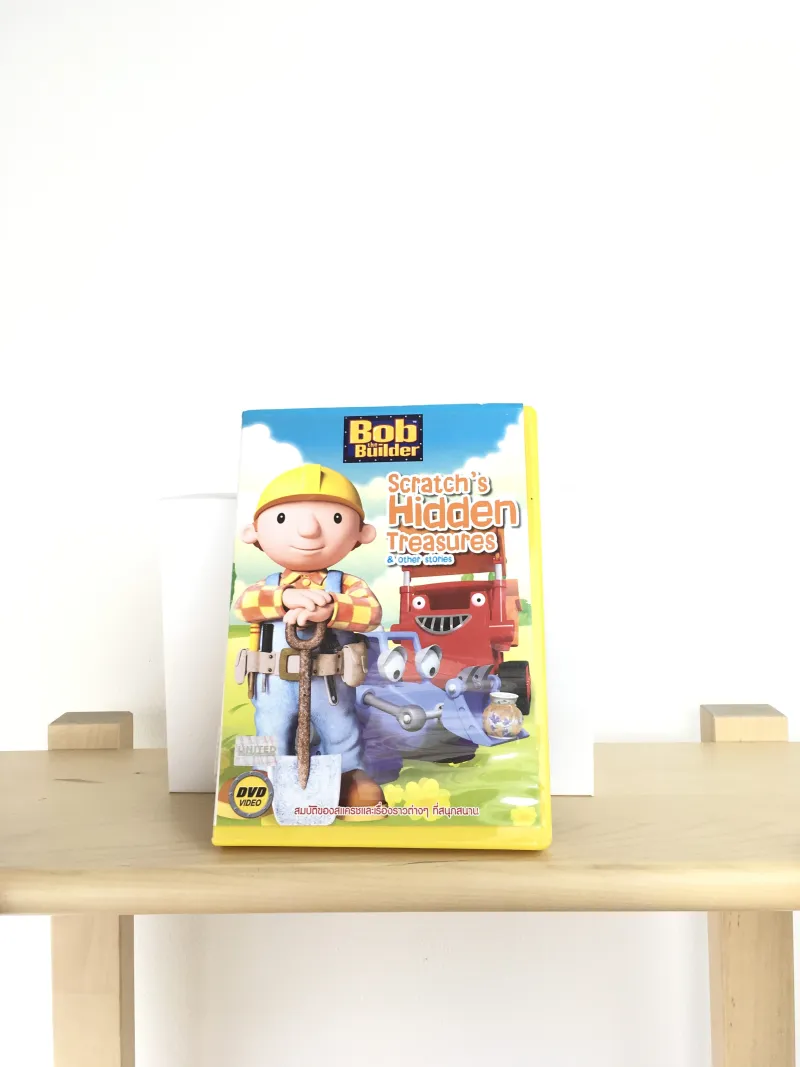 DVD Bob the Builder ภาพยนต์การ์ตูนสอดแทรกความรู้ Bob ตอน สมบัติของสแครชและเรื่องราวต่างๆ