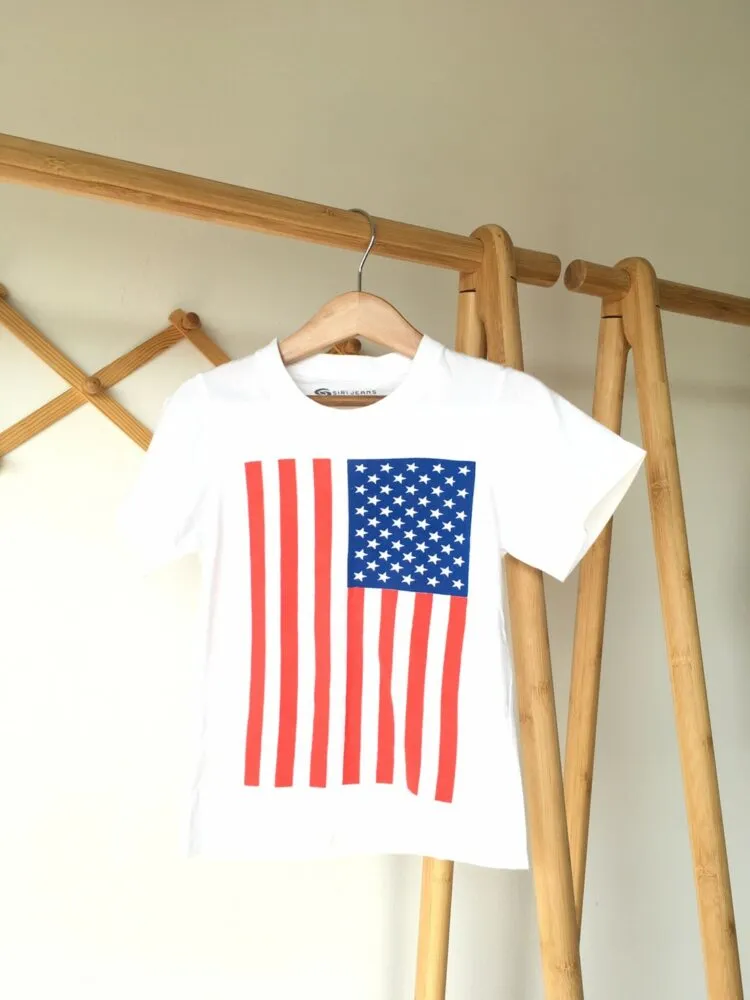 American T-shirt เสื้อยืดแขนสั้น