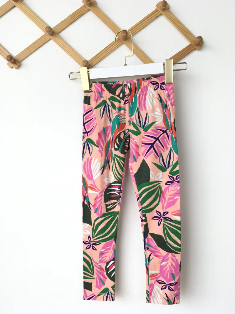 Floral pants กางเกงขายาว ลายดอกไม้
