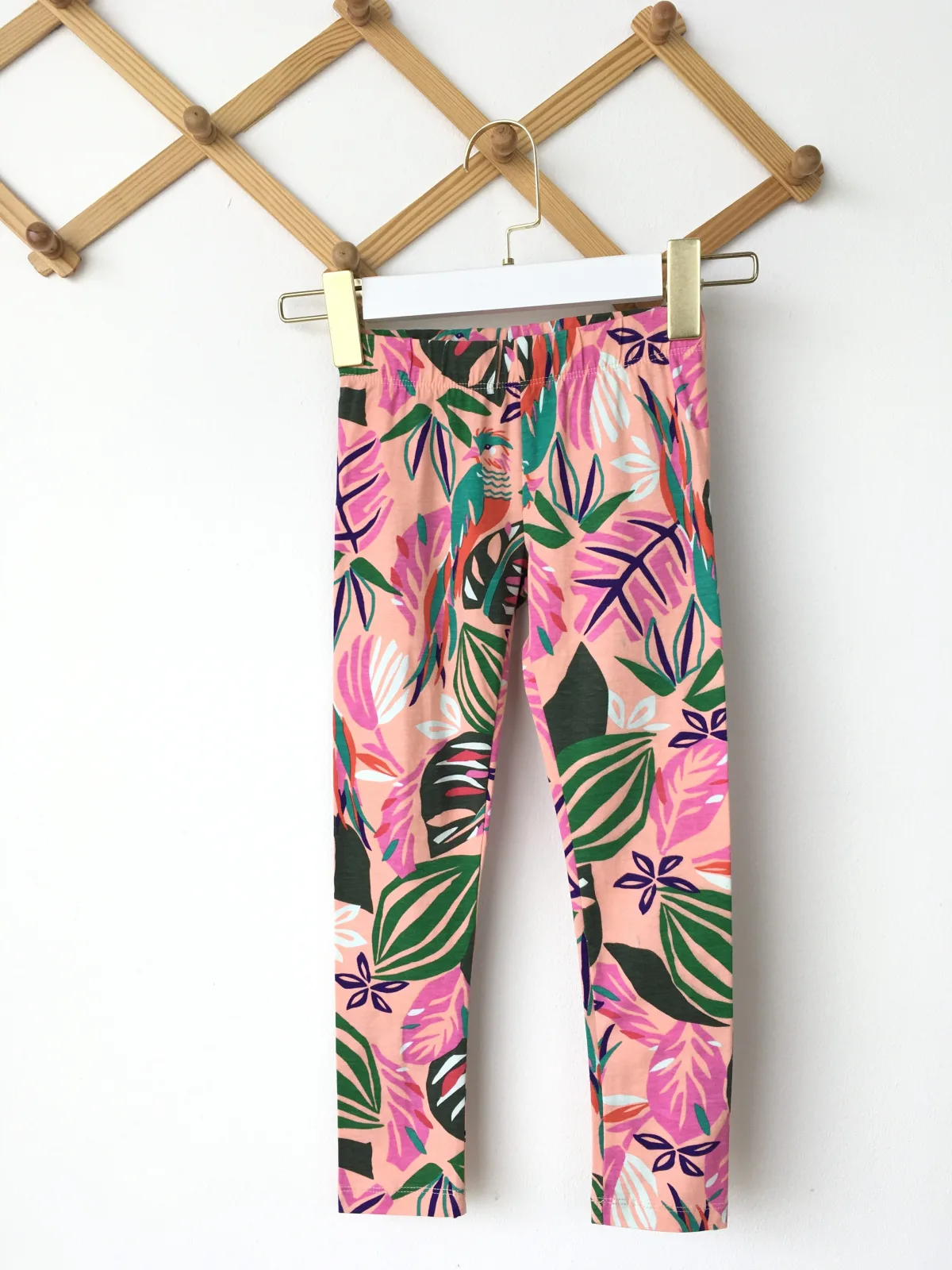 Floral pants กางเกงขายาว ลายดอกไม้