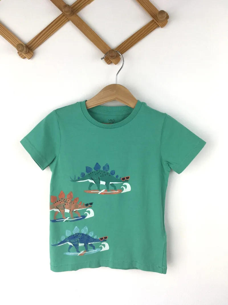 T-Shirt 3 Dinosaurs เสื้อยืดลายไดโนเสาร์3ตัว