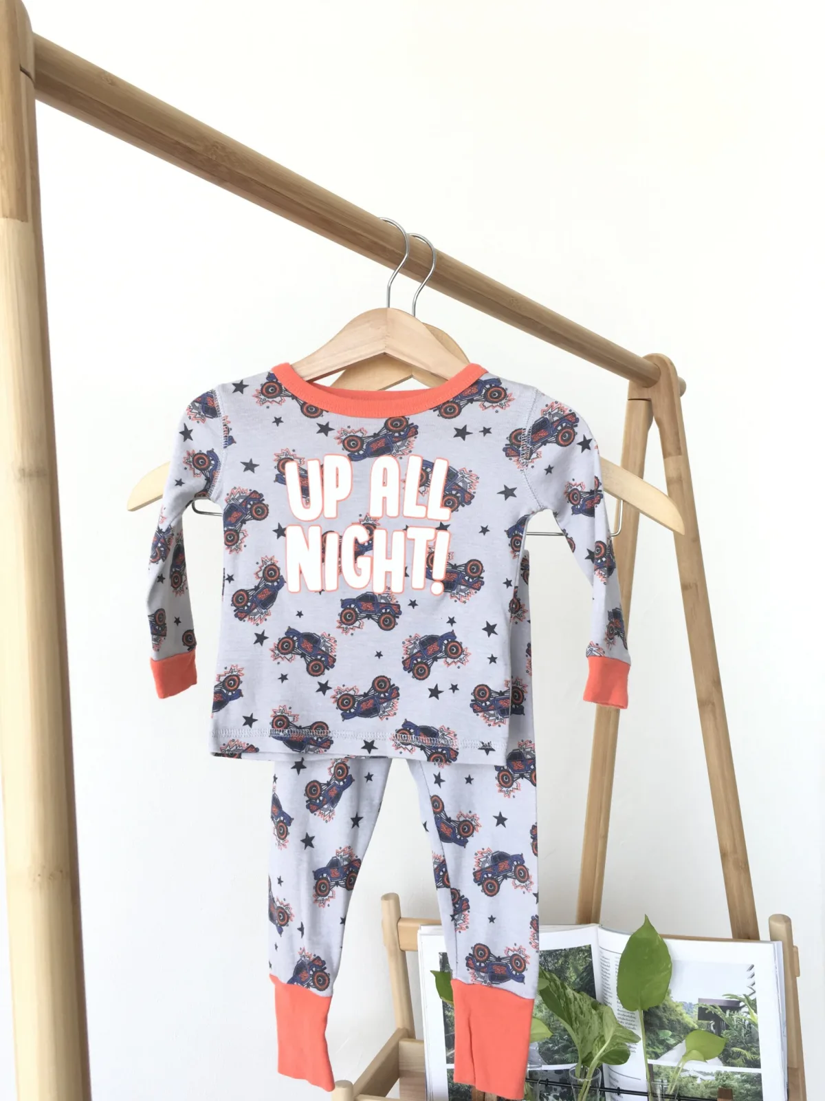 Car Matching Tops & Bottoms เซตเสื้อและกางเกงลายรถ