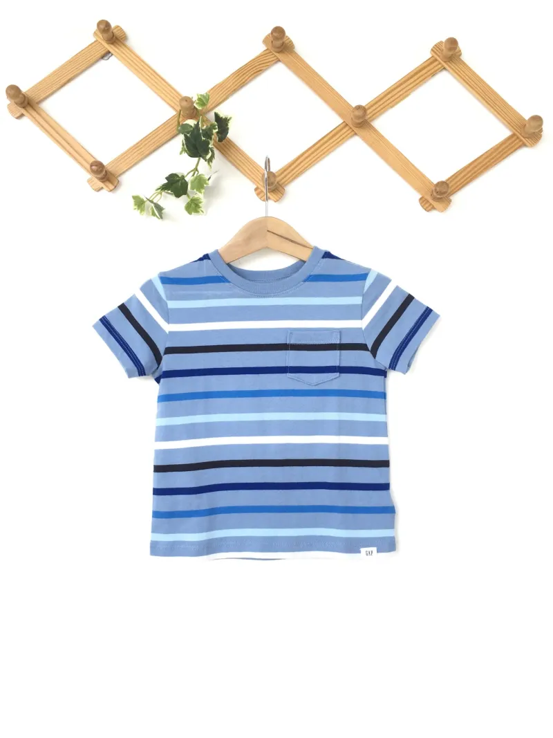Round Neck Kids T-shirt striped short sleeveเสื้อยืดเด็กคอกลม แขนสั้นลายทาง