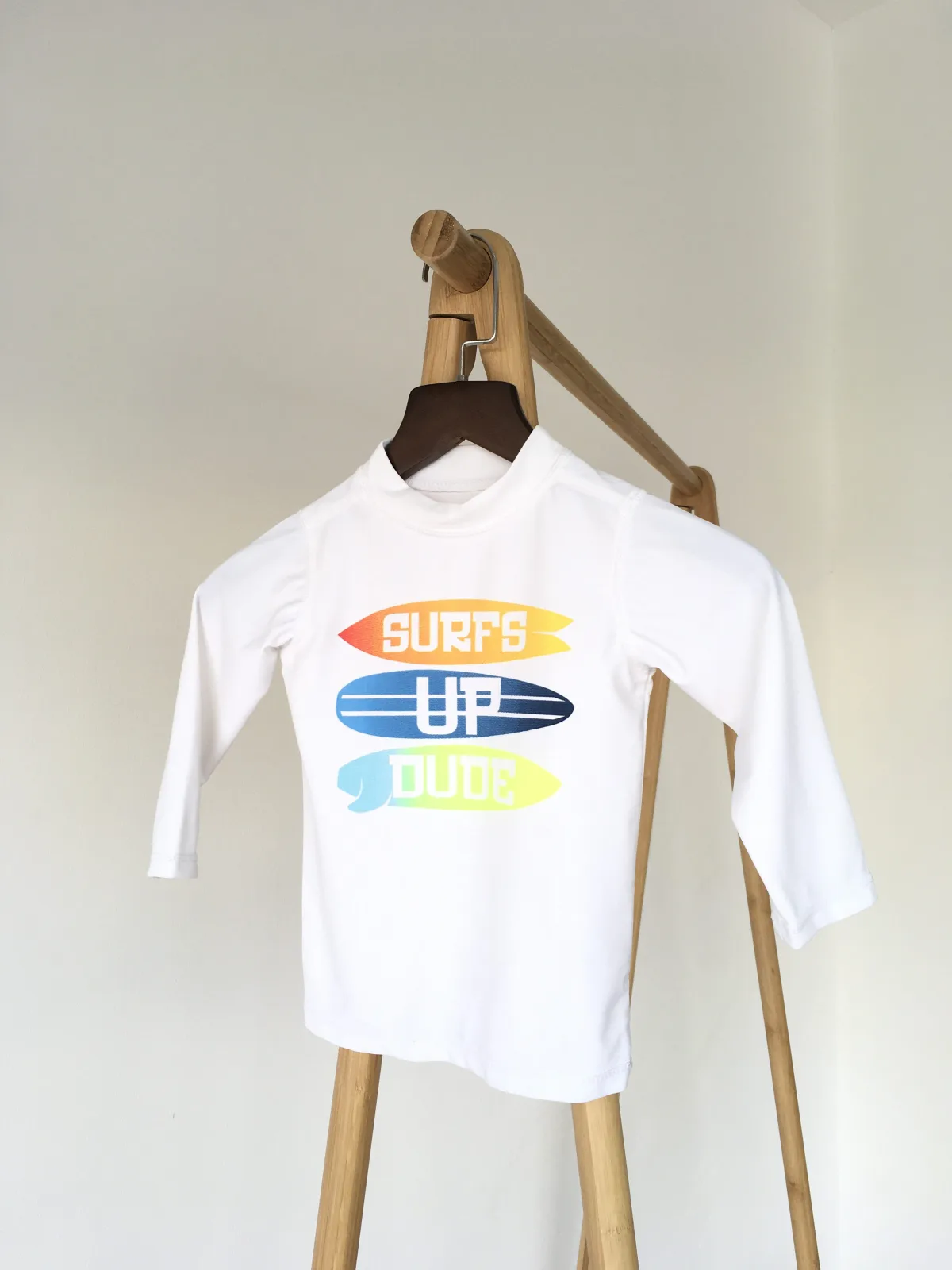 White long sleeve เสื้อว่ายน้ำแขนยาว