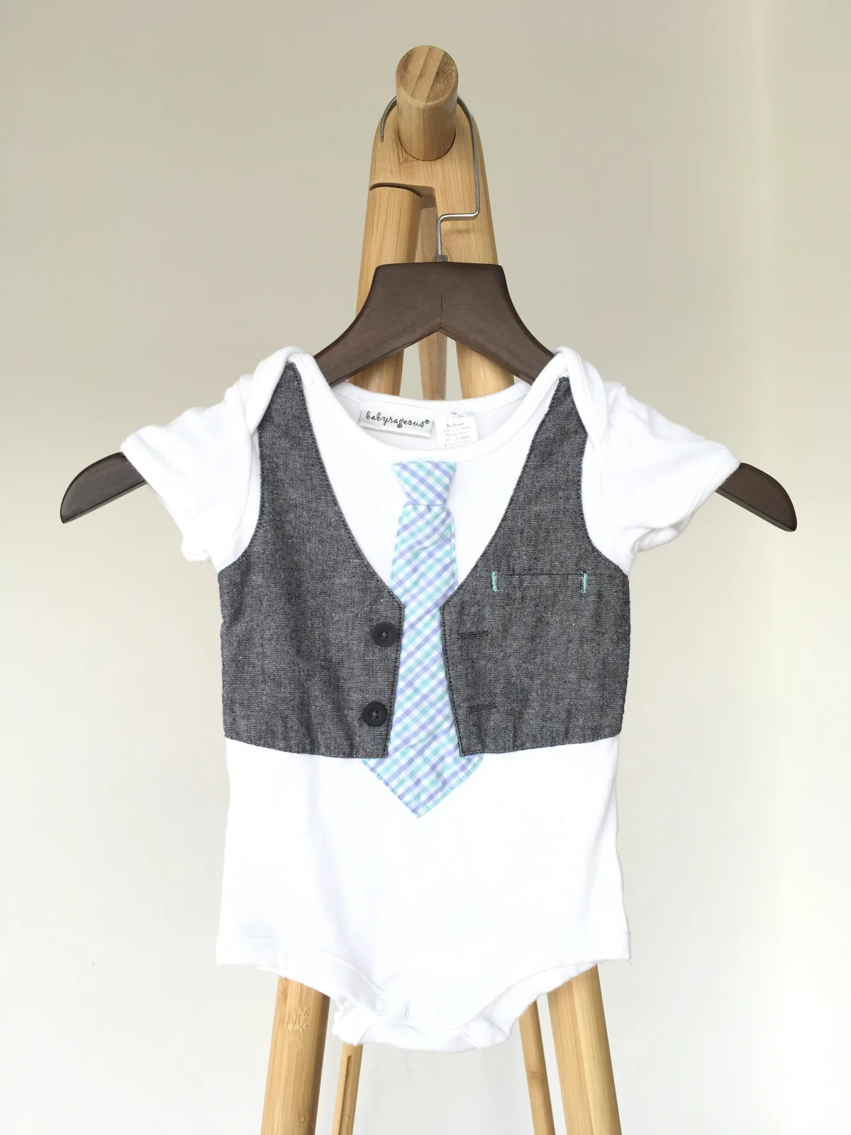 Necktie body suit บอดี้สูทลายเนคไท