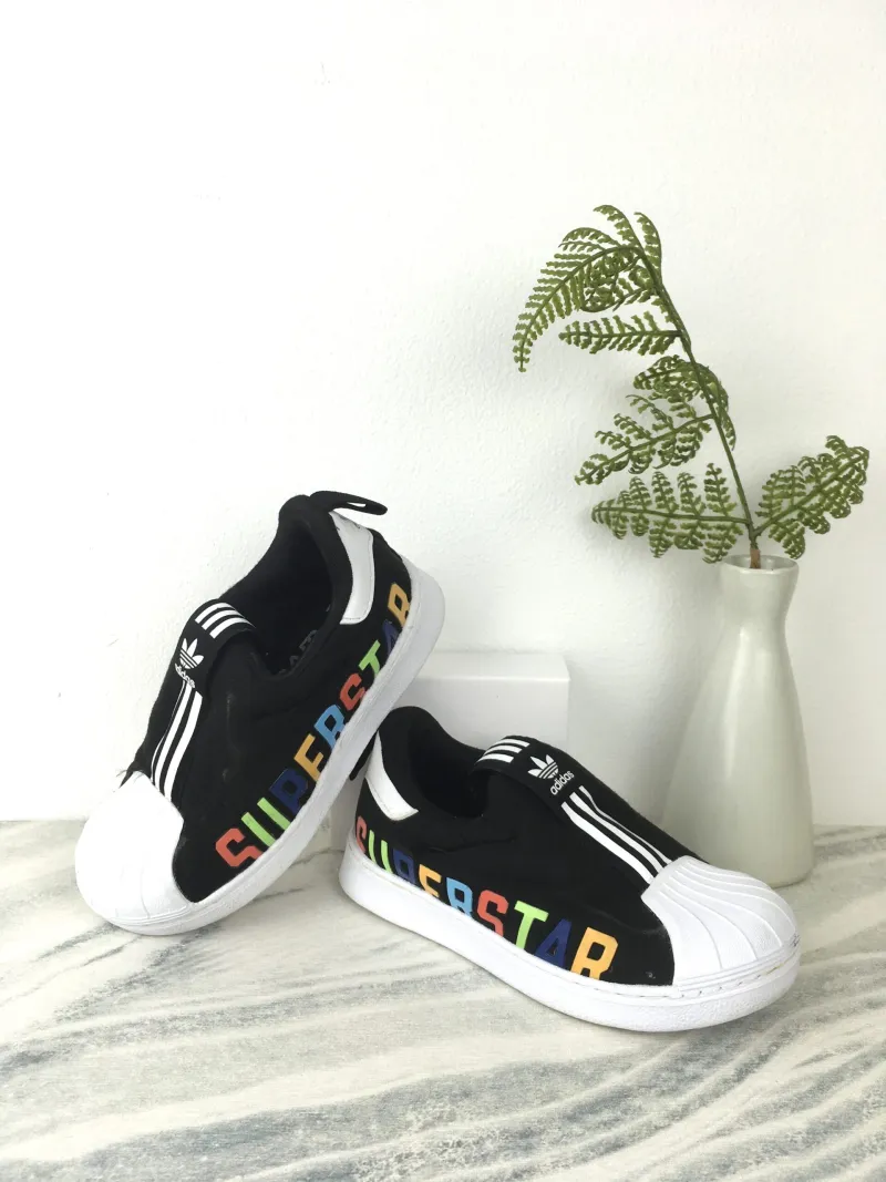 Adidas Superstar Black รองเท้าลำลองเด็ก