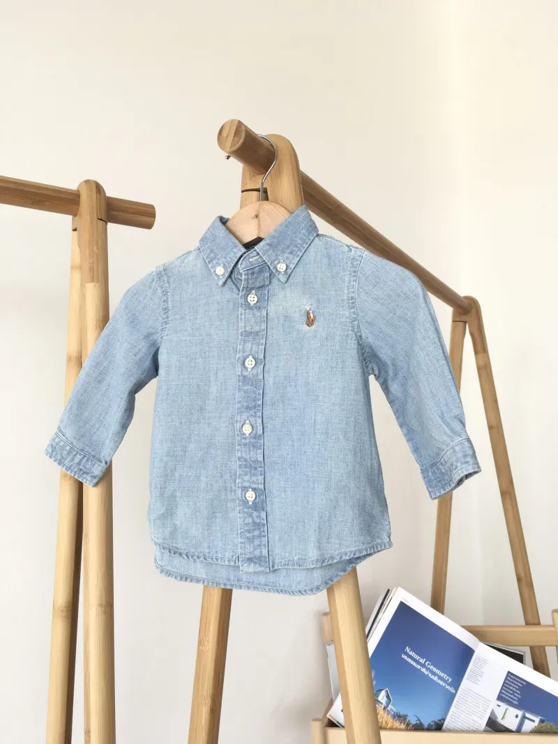 Ralph Lauren Shirt เสื้อเชิ้ตคอปกรุ่นยีนส์