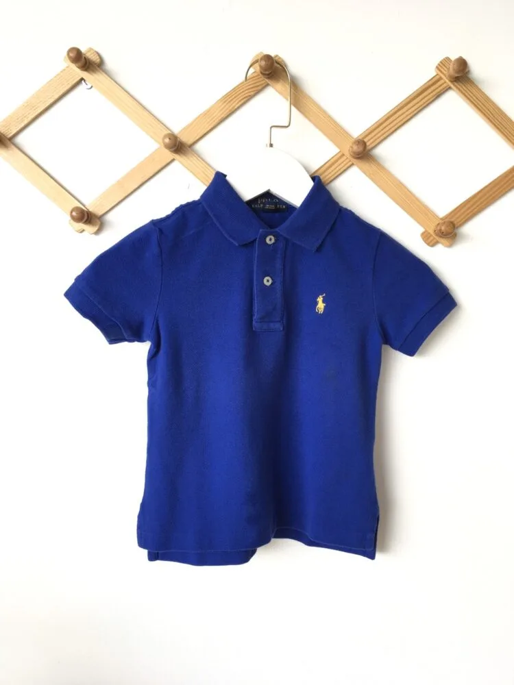 Ralph Lauren Polo Shirt เสื้อเชิ้ตคอปกโปโลสีน้ำเงิน