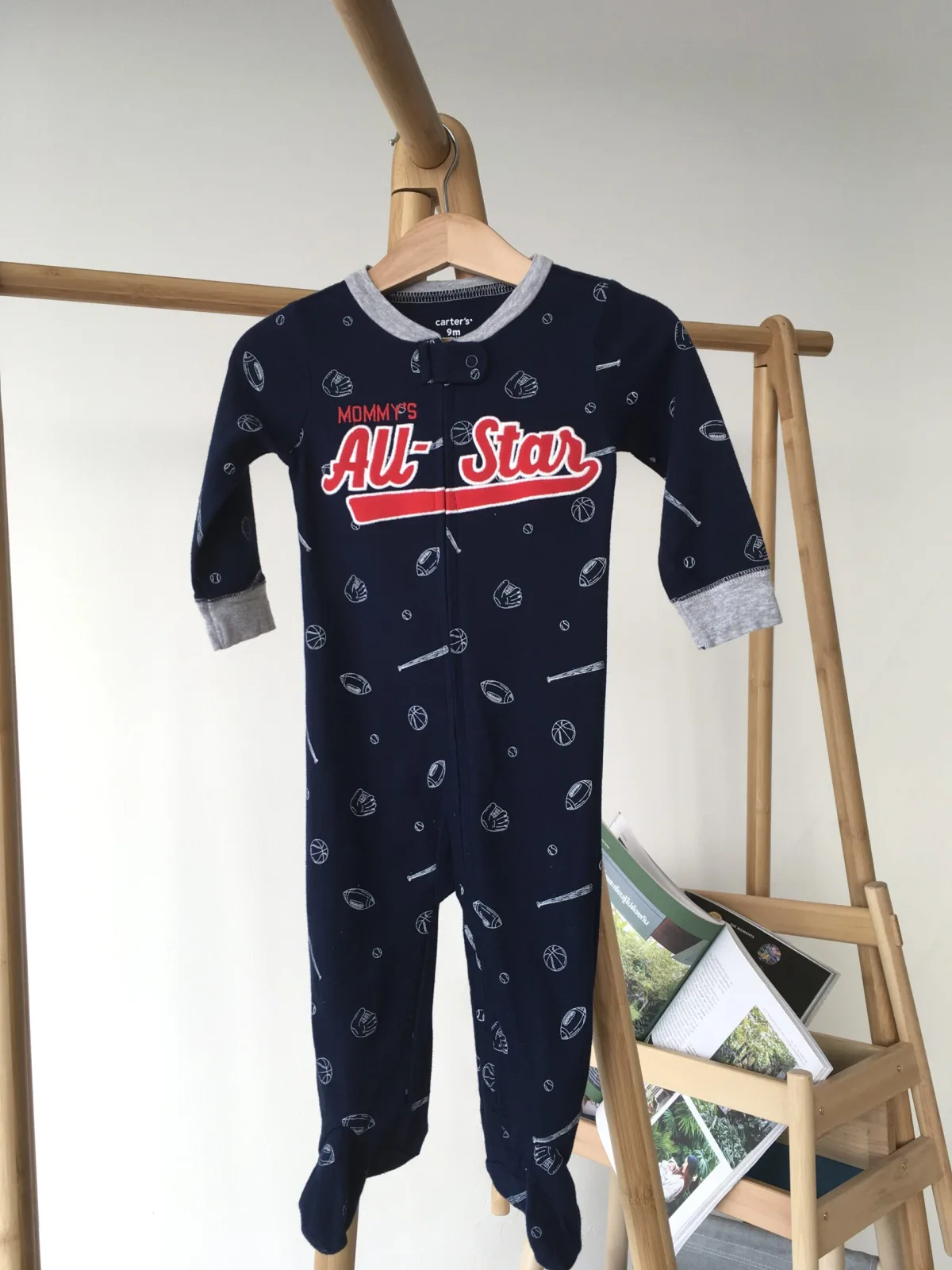 Au-Star Pajamas ชุดนอนคอกลมขายาวลายปัก Au-Star