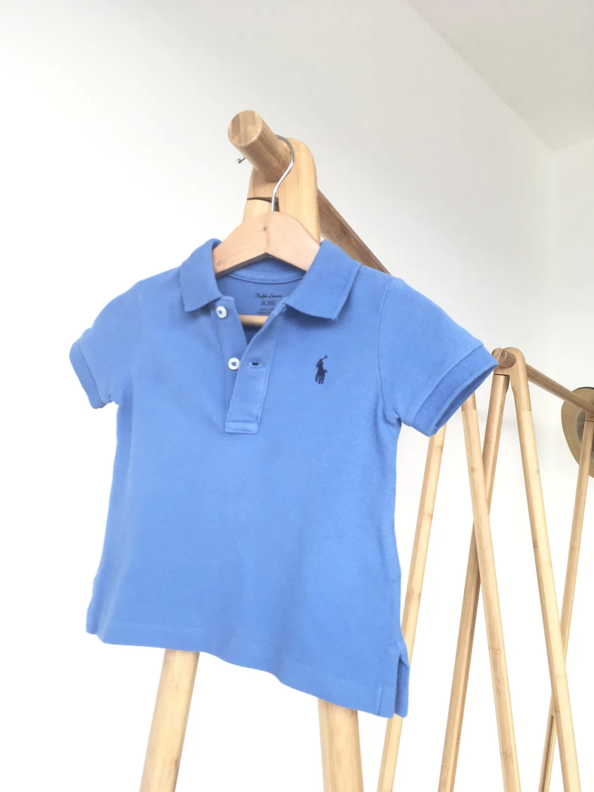 Ralph Lauren Polo Shirt เสื้อเชิ้ตคอปกโปโลสีฟ้า