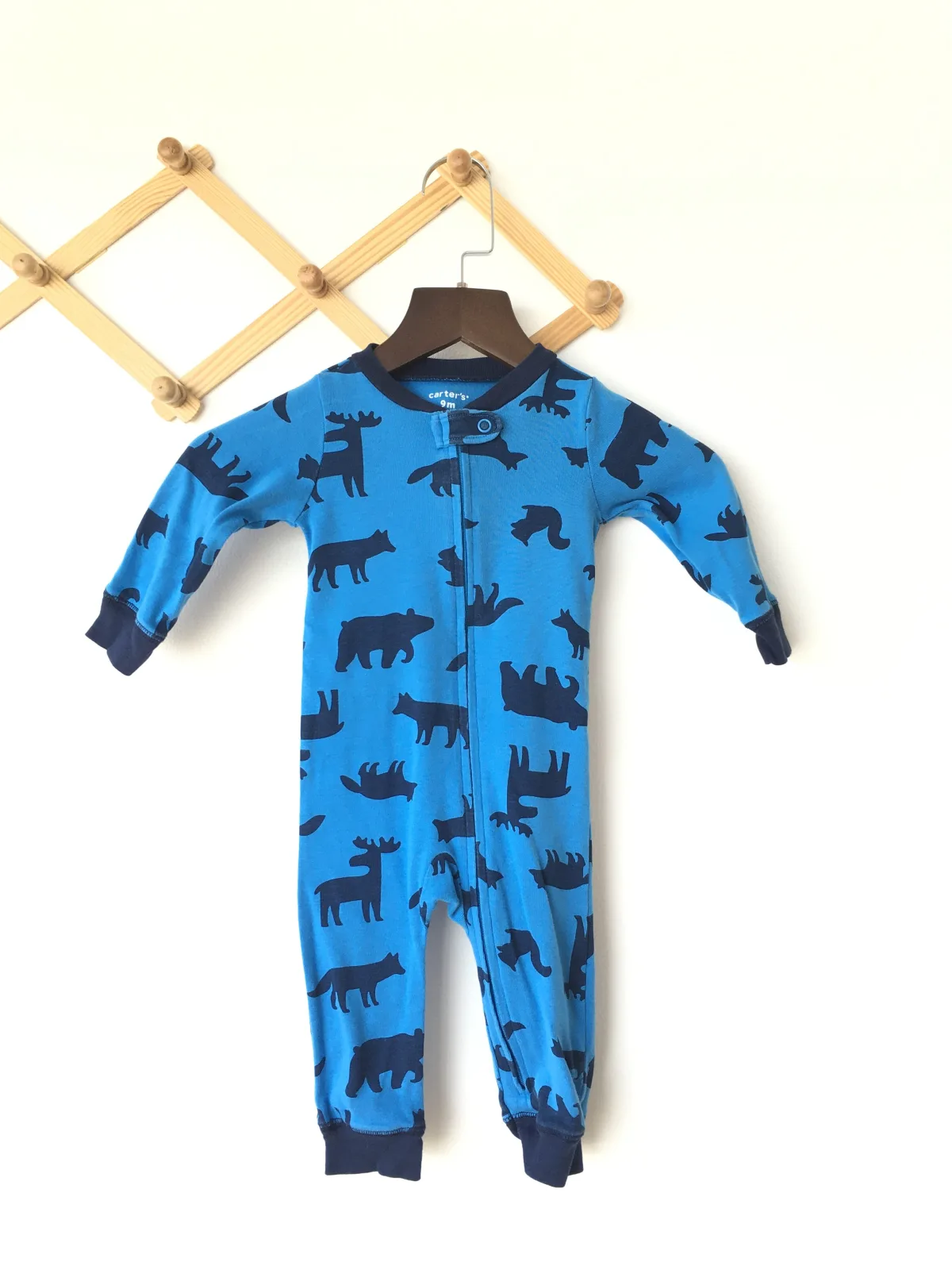 Animais Pajamas ชุดนอนคอกลมขายาว ลายสัตว์