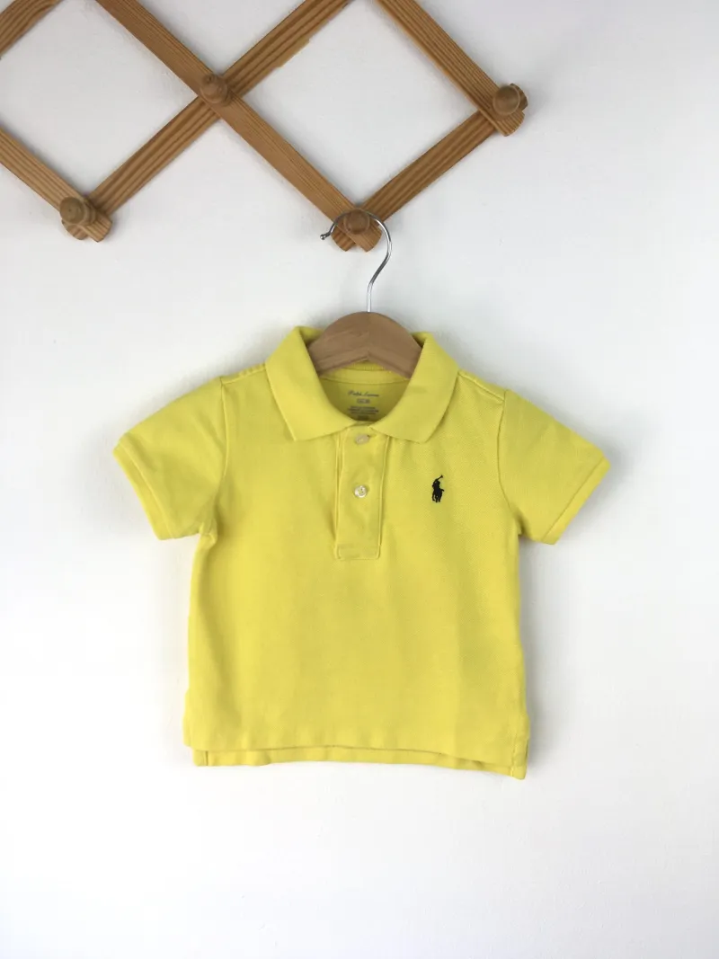 Ralph Lauren Polo Shirt เสื้อเชิ้ตคอปกโปโลสีเหลือง