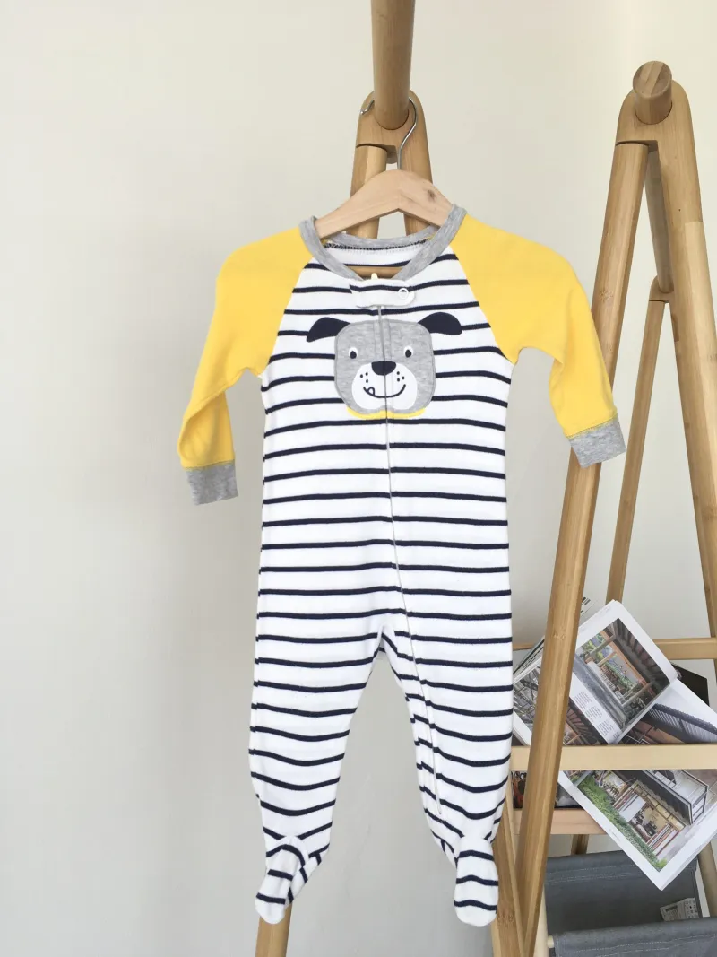 Dog Pajamas ชุดนอนคอกลมขายาวลายน้องหมา