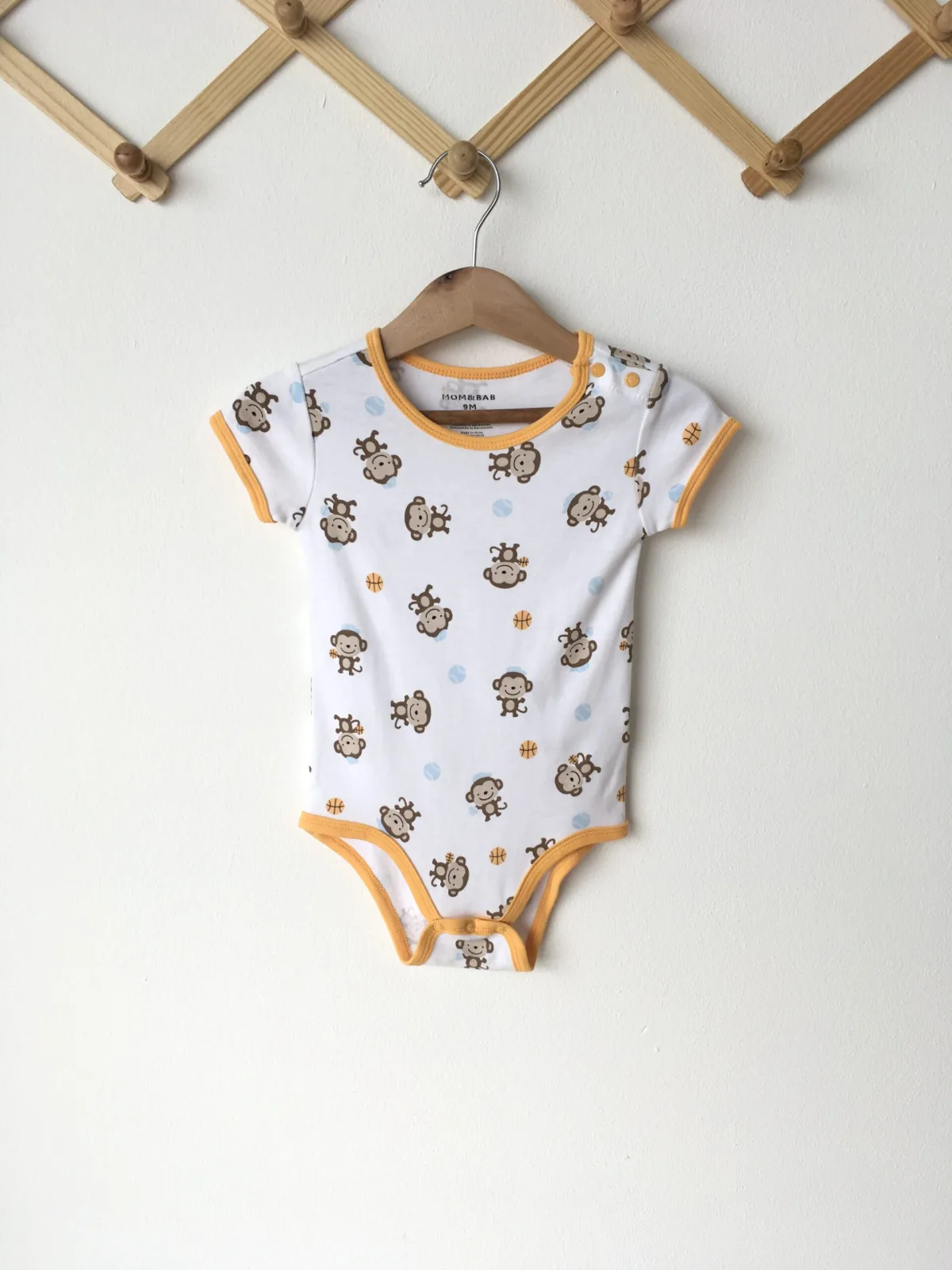 Monkey Bodysuit ชุดบอดี้สูทขาสั้นลายลิง