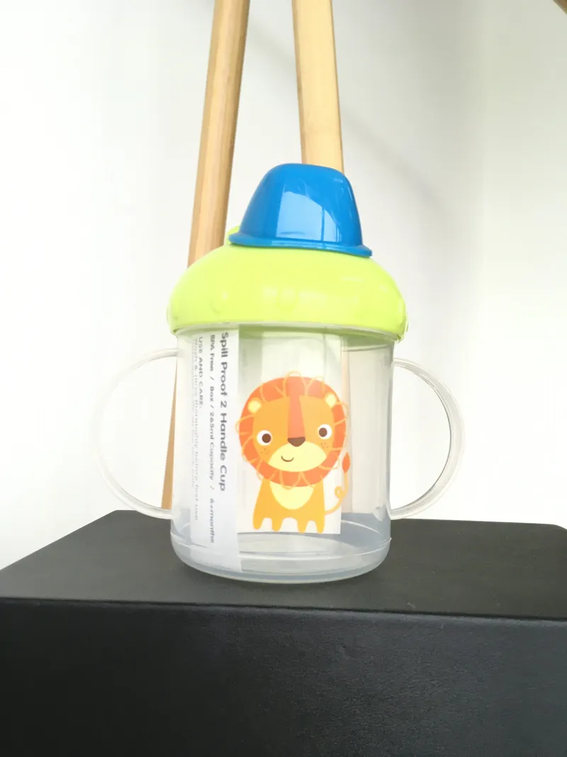 Spill Proof 2 Handle cup แก้วน้ำสำหรับเด็กมีหูจับ