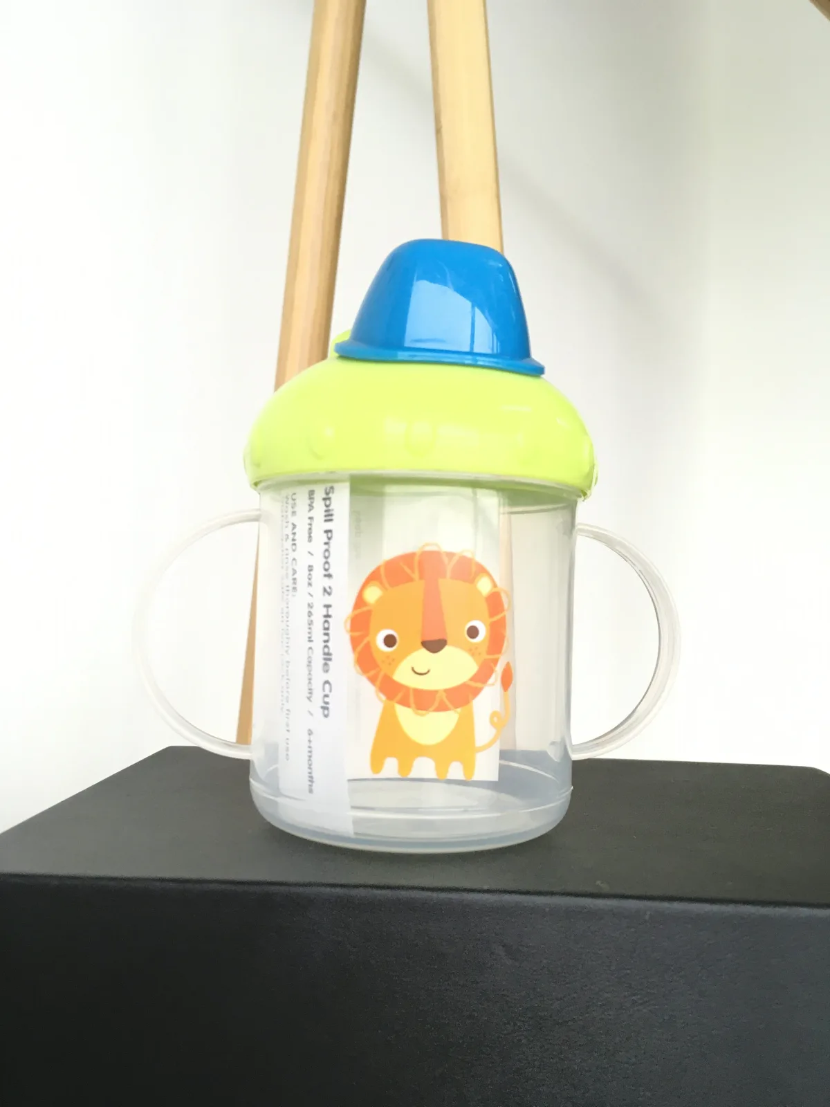 Spill Proof 2 Handle cup แก้วน้ำสำหรับเด็กมีหูจับ