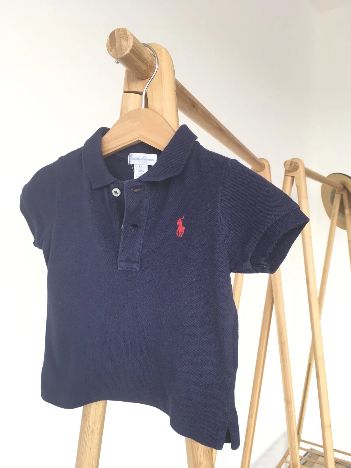 Ralph Lauren Polo Shirt เสื้อเชิ้ตคอปกโปโลสีน้ำเงิน