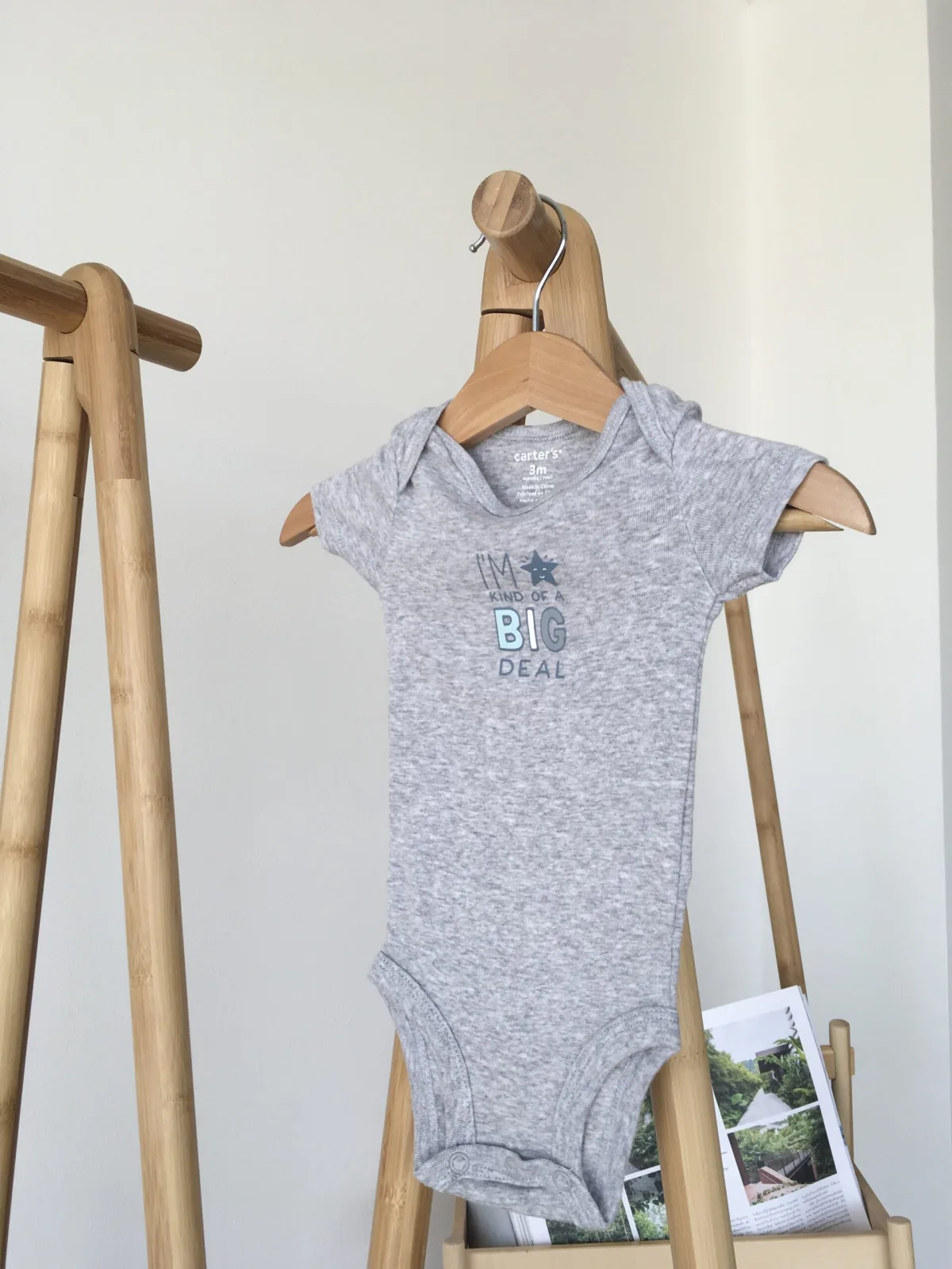 Big deal Body suit ชุดบอดี้สูทขาสั้นลาย Big deal