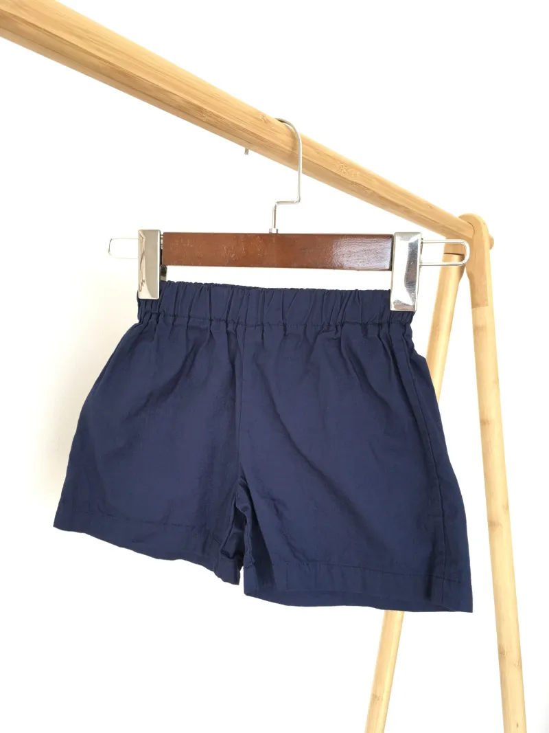 Blue Pants กางเกงขาสั้น สีน้ำเงิน