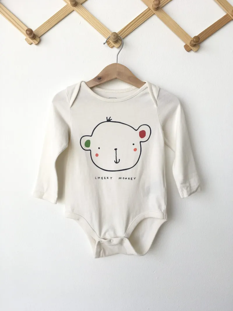 Cheeky monkey Body suit ชุดบอดี้สูท ลายCheeky monkey