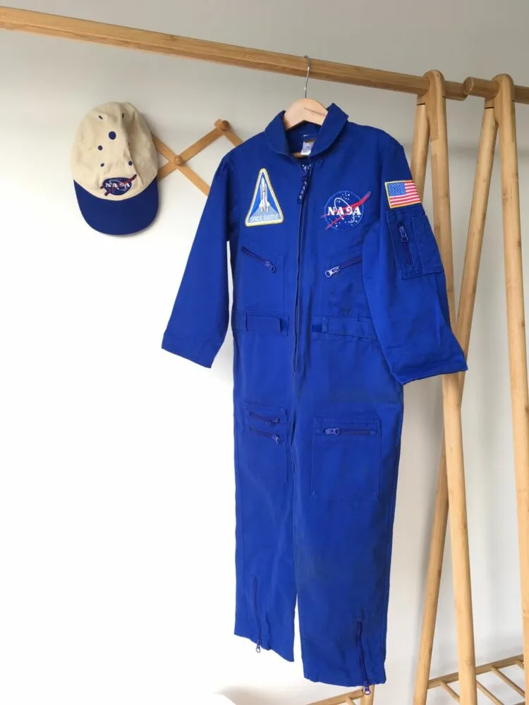 Blue Astronaut Flight Suit ชุดนักบินอวกาศ