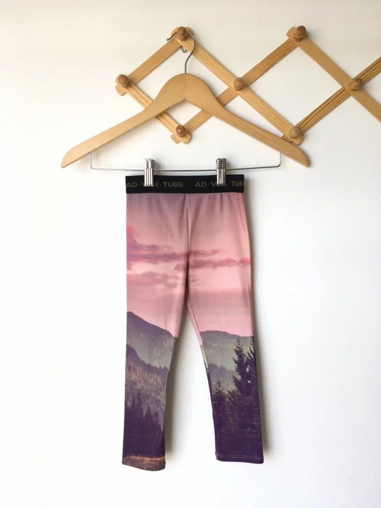 Leggings กางเกงเลกกิ้งลายวิวภูเขา